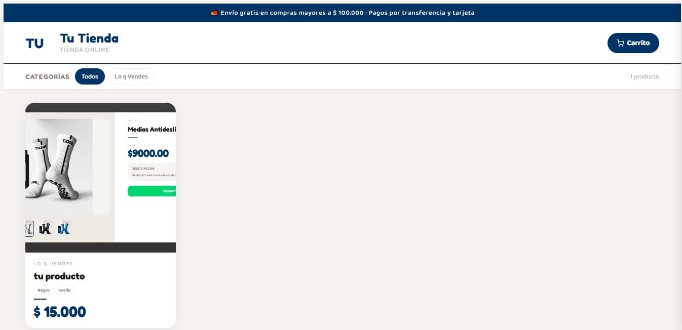 Pantalla del sistema Punto de Venta — gestión de caja