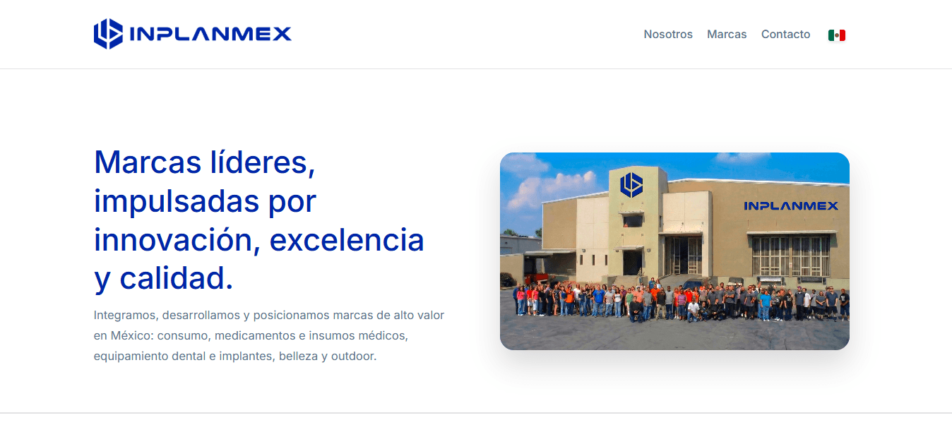 Diseño Web de inplanmex.mx
